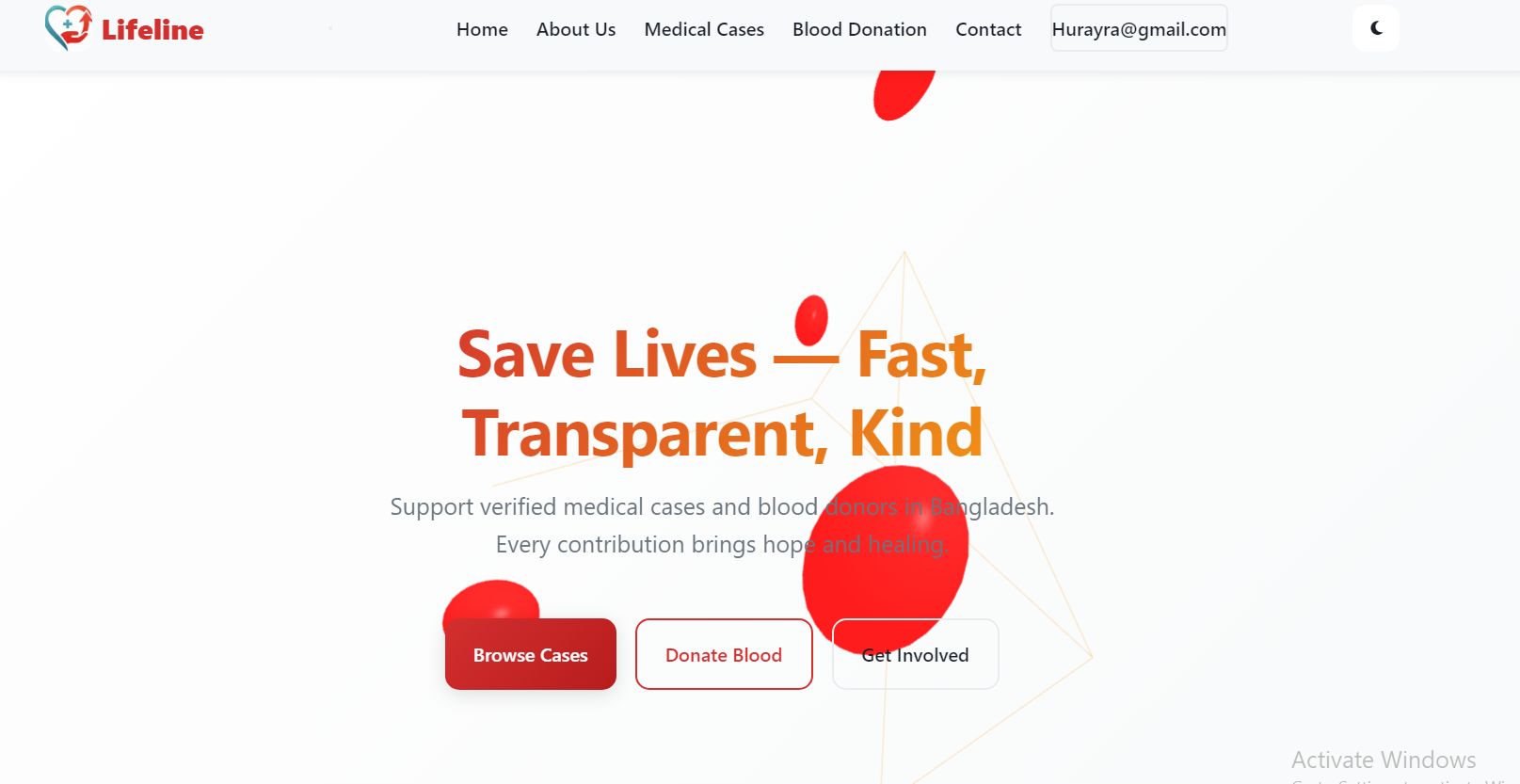 Lifeline Charity Platform
